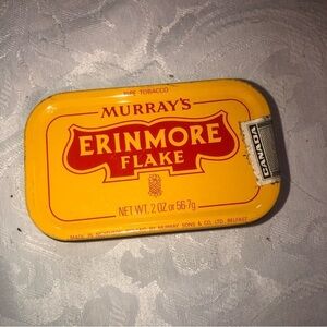 VINTAGE Erinmore Flake En Tranches Rare French Murray’s of Northern Ireland Tin